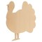 Classic Wood Turkey Cutout, Multiple Sizes, DIY Thanksgiving Party Decor/Craft | Woodpeckers